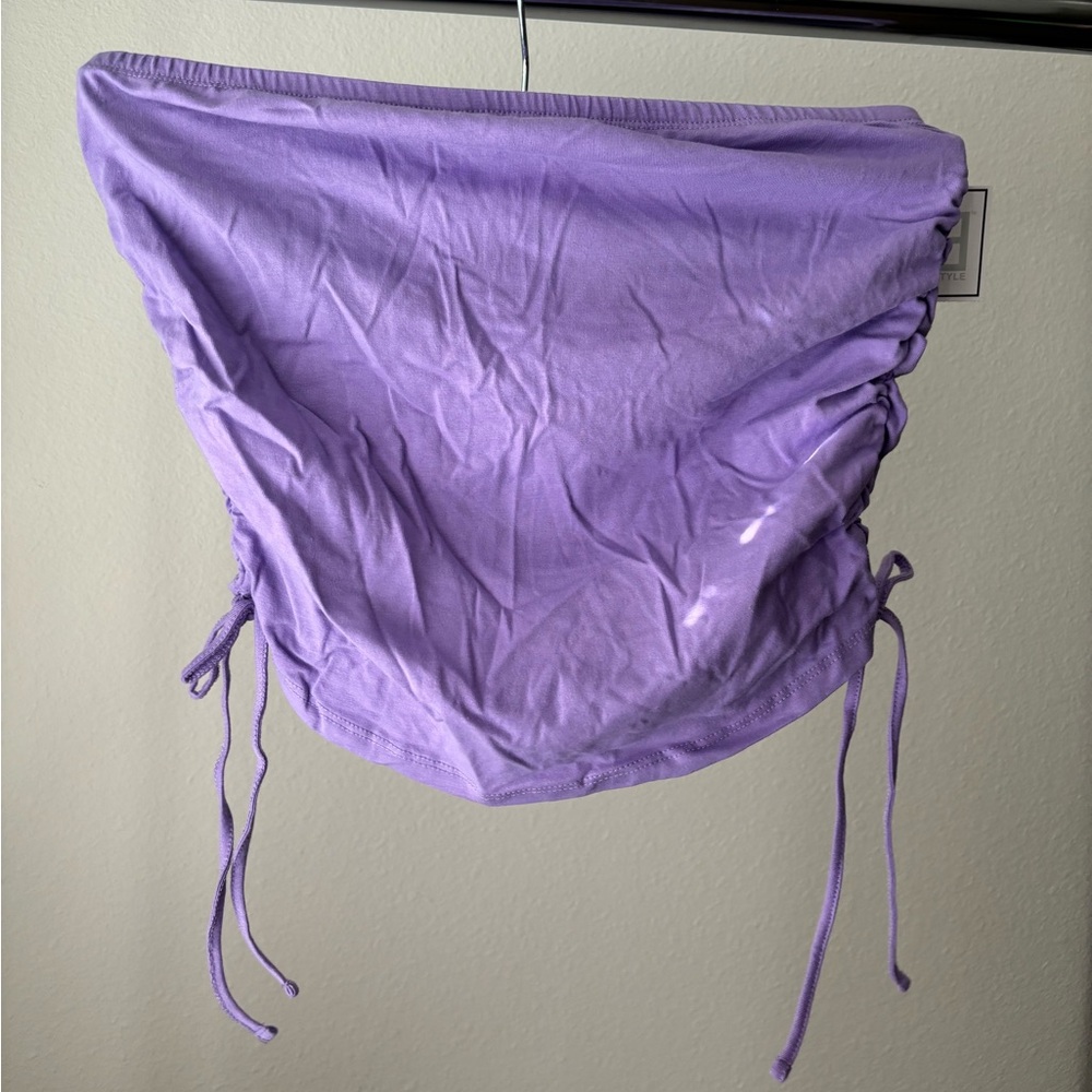 Purple crop top 💜